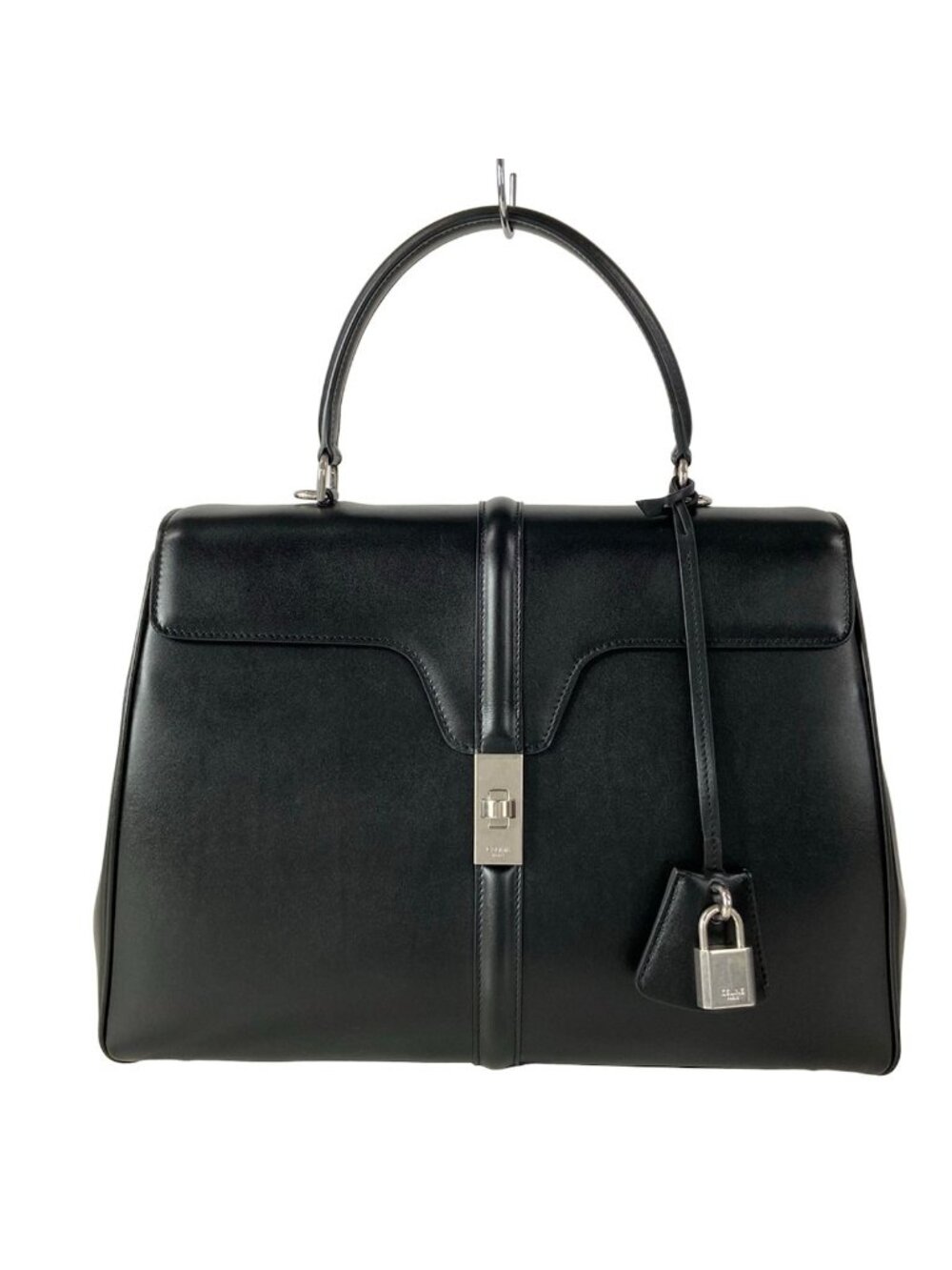 Celine Handbag Classic Black Leather